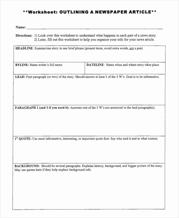 Story Book Template Elegant Story Outline Template 6 Free Word Pdf Document