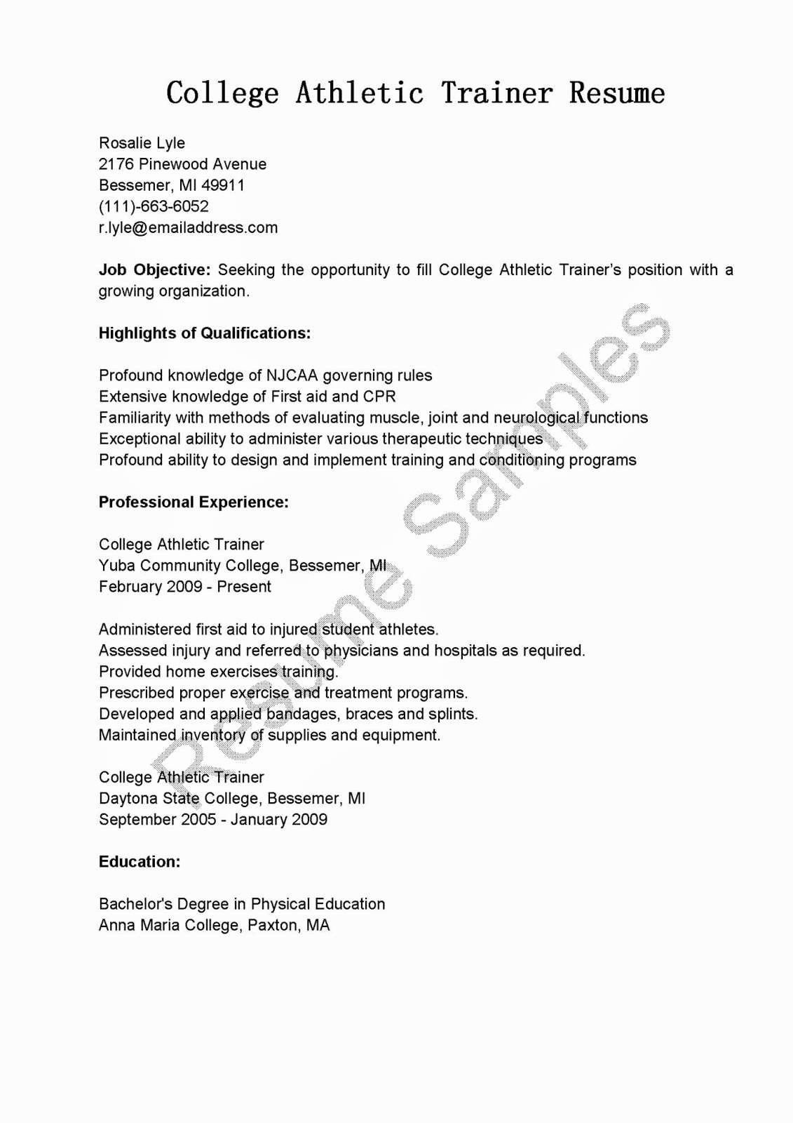 Student athlete Resume Example Fresh Student athlete Resume Special Best S Sample athletic