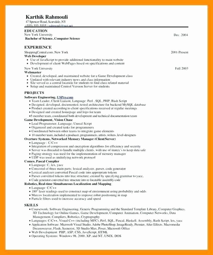 Student athlete Resume Example Lovely 30 Basic Student athlete Resume Jv O – Resume Samples