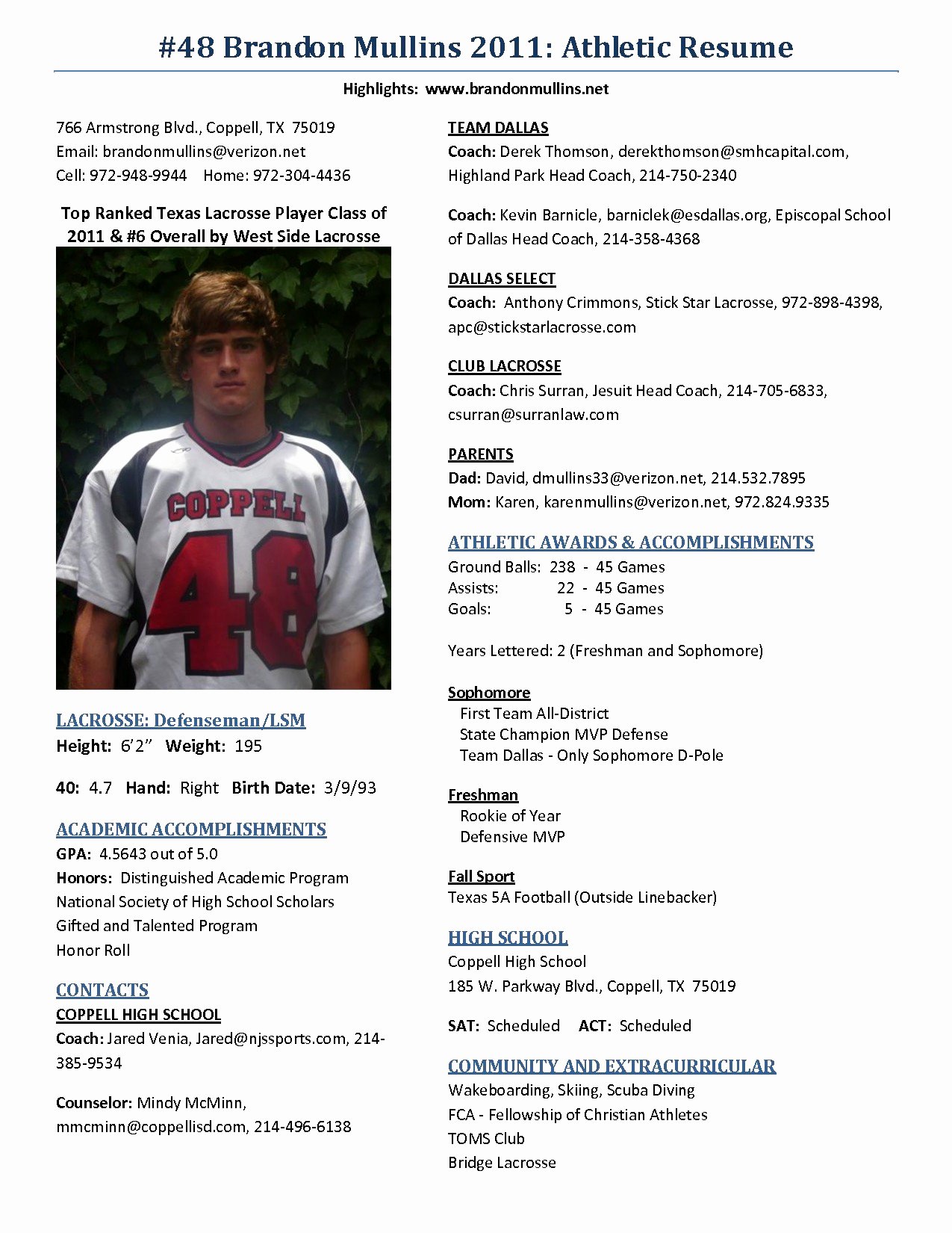 Student athlete Resume Example Lovely 36 Exclusive College athlete Resume at O – Resume