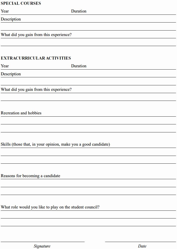 Student Council Minutes Template Fresh 27 Of Student Council Report Template