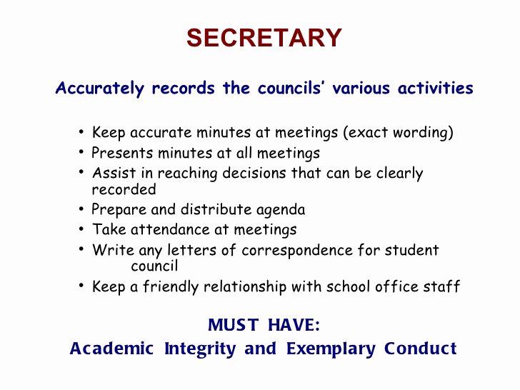 Student Council Minutes Template Inspirational Rms Student Council Elections September 2011