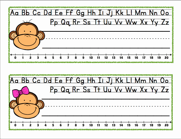 Student Desk Name Plates Templates Awesome Pin by Stacy Williams On Classroom Decorating