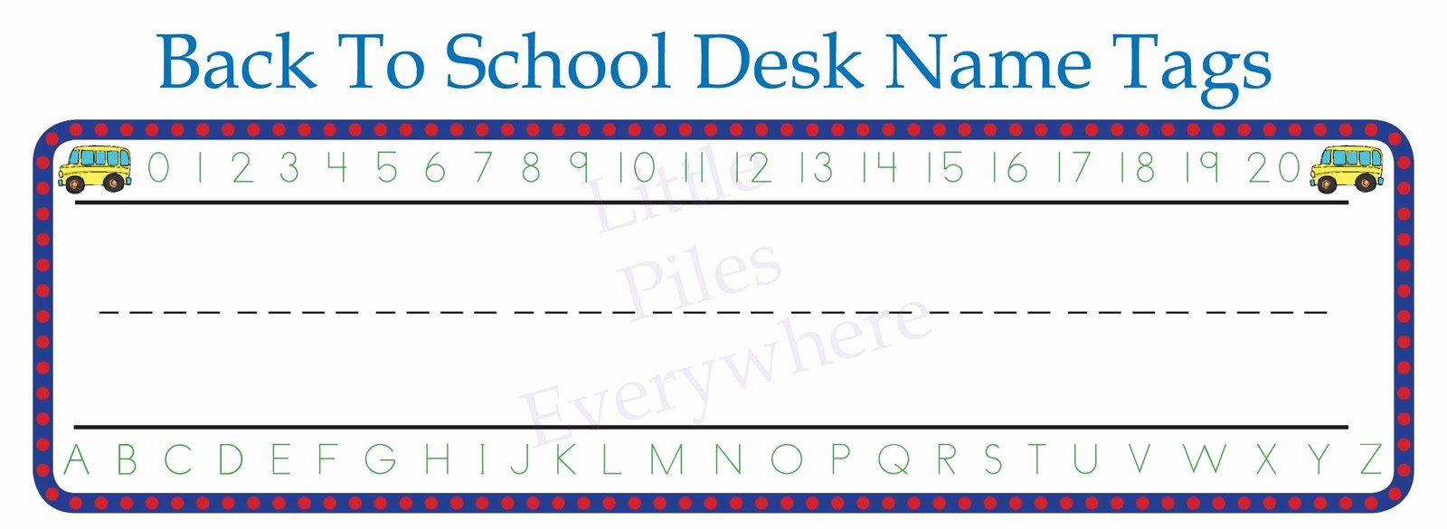 Student Desk Name Plates Templates New Printable Desk Name Plates for School Hostgarcia