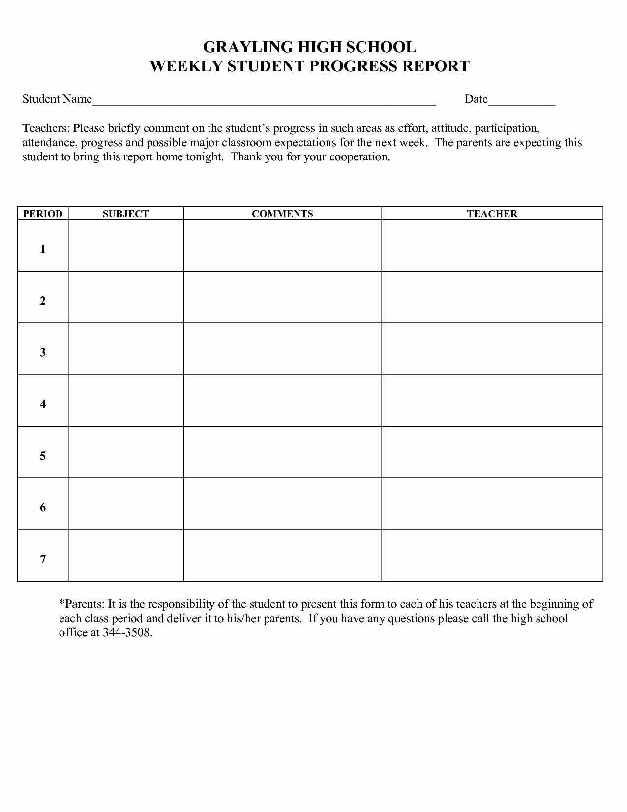 Student Progress Report Template Word Luxury 20 Effective Templates for Helping You Create Weekly