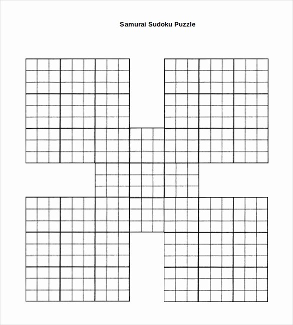 Sudoku Grid Template Awesome Prinable Sudoku Templates – 15 Free Word Pdf Documents