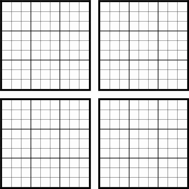 Sudoku Grid Template Inspirational Printable Sudoku Grids Have Fun Anytime