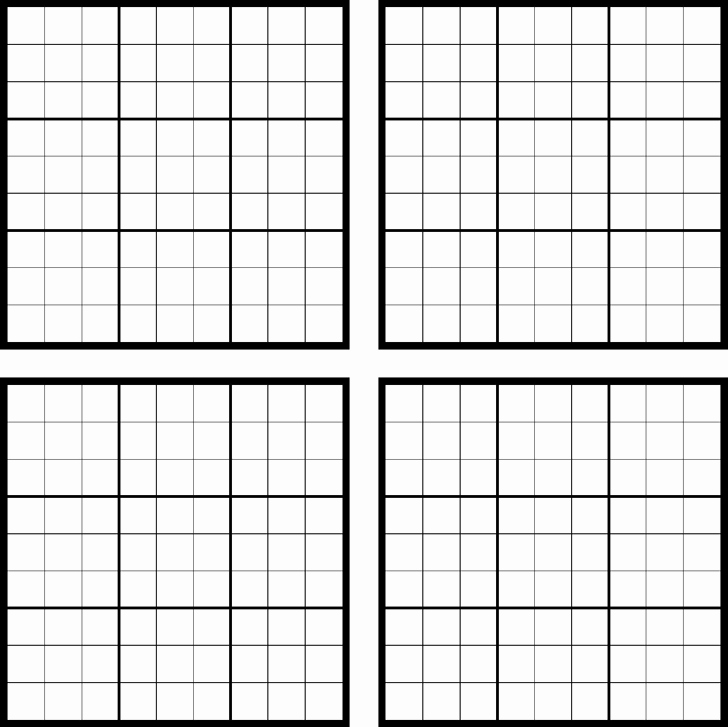 Sudoku Grid Template Luxury Printable Sudoku Grids Template Free Download