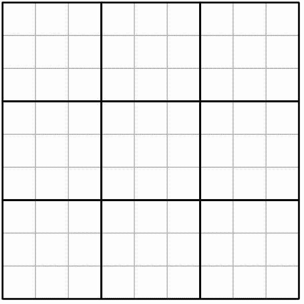 Sudoku Grid Template New Blank Sudoku Grid Printable Best Games