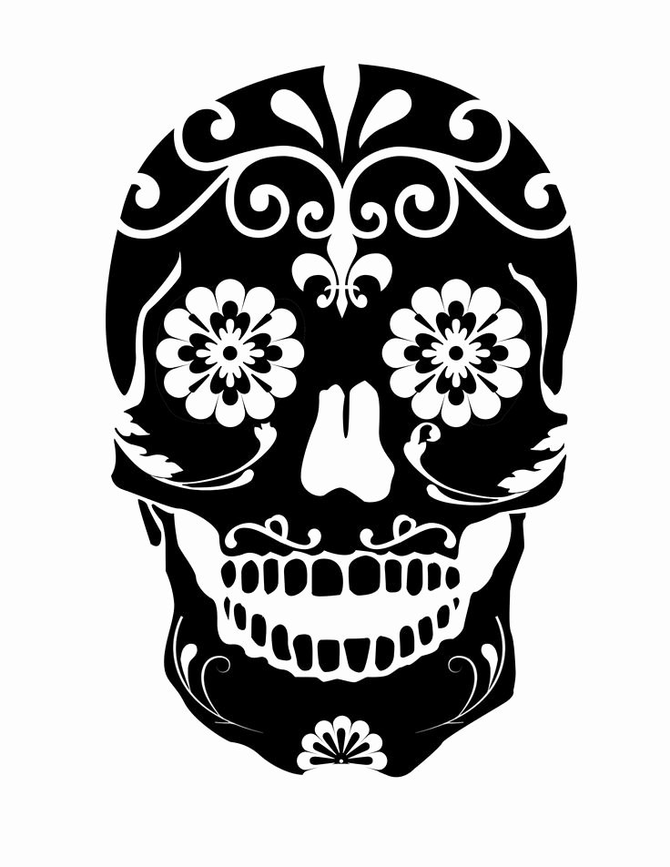 Sugar Skull Pumpkin Carving Stencils Awesome 419 Best Images About Stencils On Pinterest