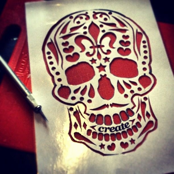 Sugar Skull Pumpkin Carving Stencils Beautiful Stencil Cut Hope It Works Got some House Chores and A