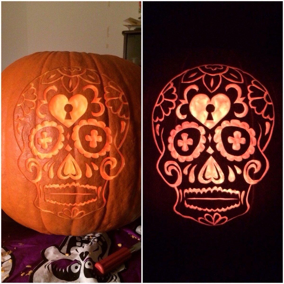 Sugar Skull Pumpkin Stencil Best Of Geek Art Gallery October 2015