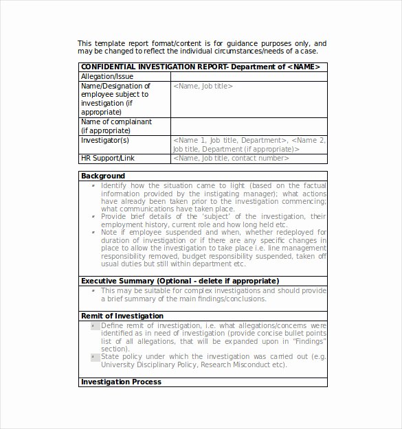 Summary Report format Best Of Summary Report Templates 10 Free Pdf Apple Pages