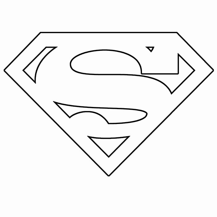 Superman Logo Stencil Beautiful 13 Best S Of Superhero Printable Stencils Superman