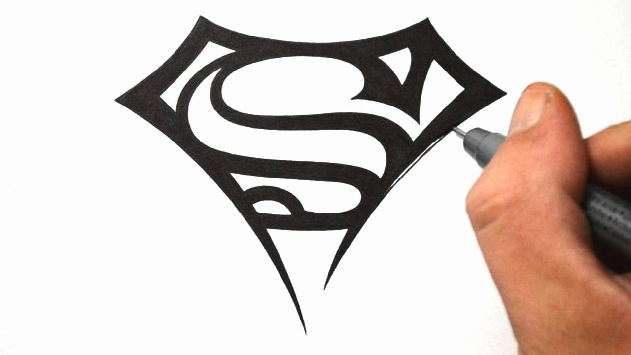 Superman Logo Stencil Fresh 12 Awesome Superman Tattoo Designs and Ideas