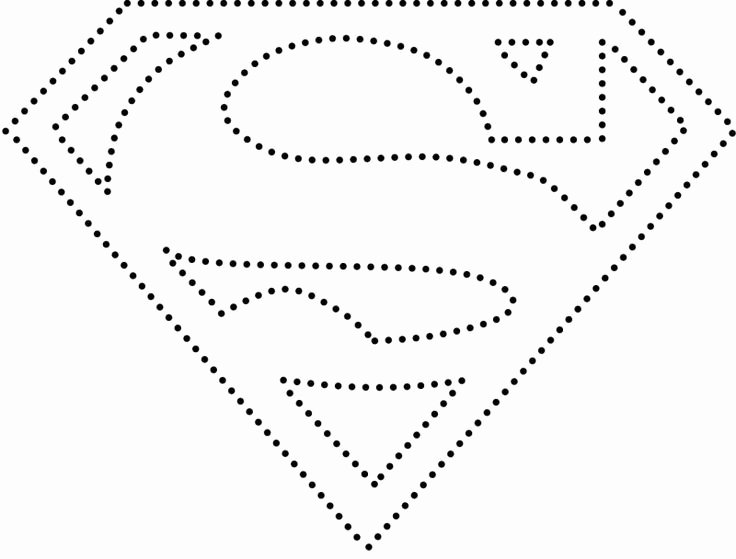 Superman Logo Stencil New Superman Logo Cards Superheroes Pinterest