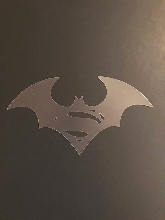 Superman Logo Stencils Lovely Batman Vs Superman Logo 3 Stencil 7mil Buy 2 Get 1 Free