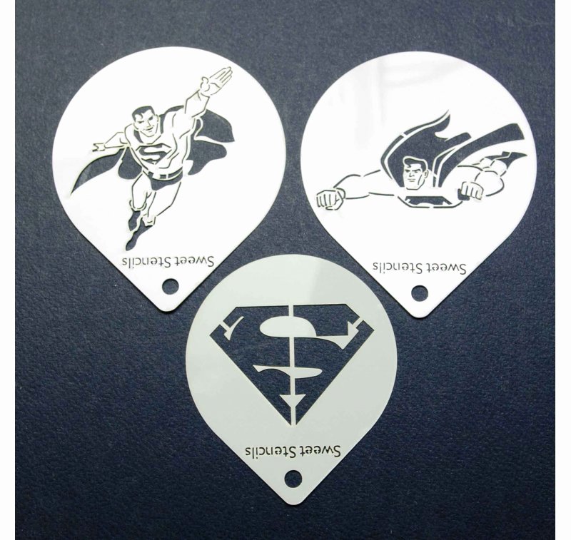 Superman Logo Stencils New Superman Stencil Set Set Of 3