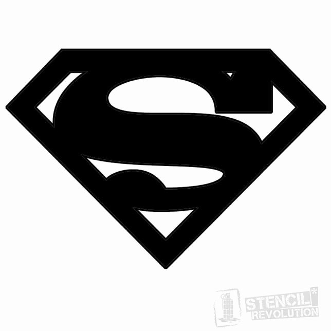 Superman Logo Stencils New Superman Symbol Stencil Templates Pinterest