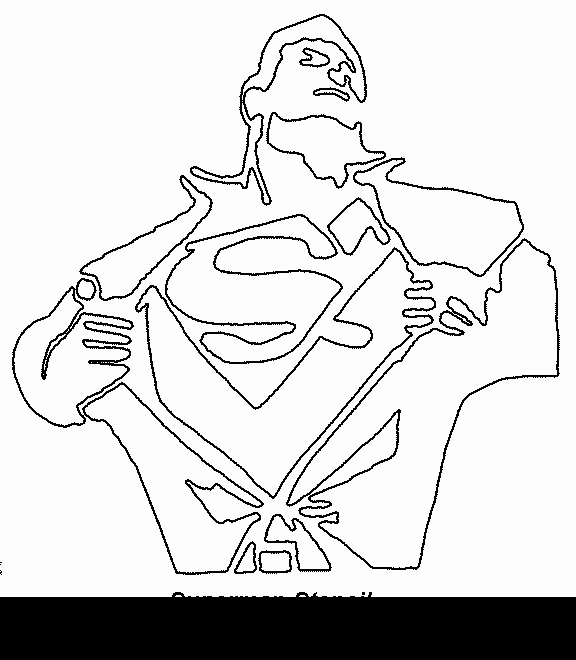 Superman Pumpkin Stencils Elegant Superman Pumpkin Carving Stencil