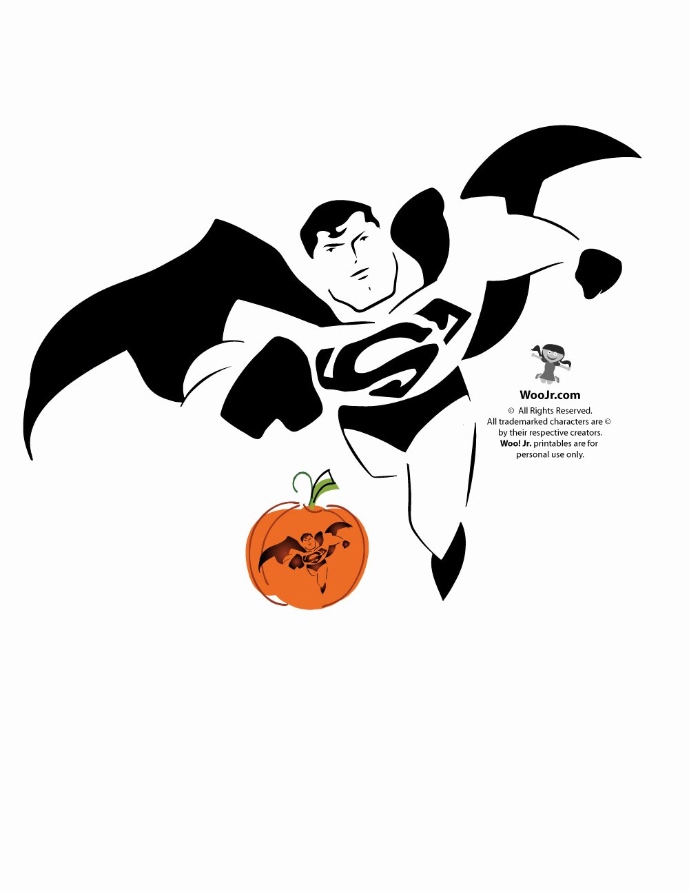 Superman Pumpkin Stencils Lovely Superman Pumpkin