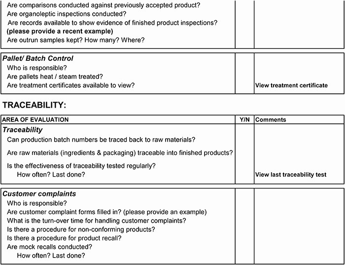 Supplier Audit Template Lovely Security Audit Vendor Security Audit Checklist