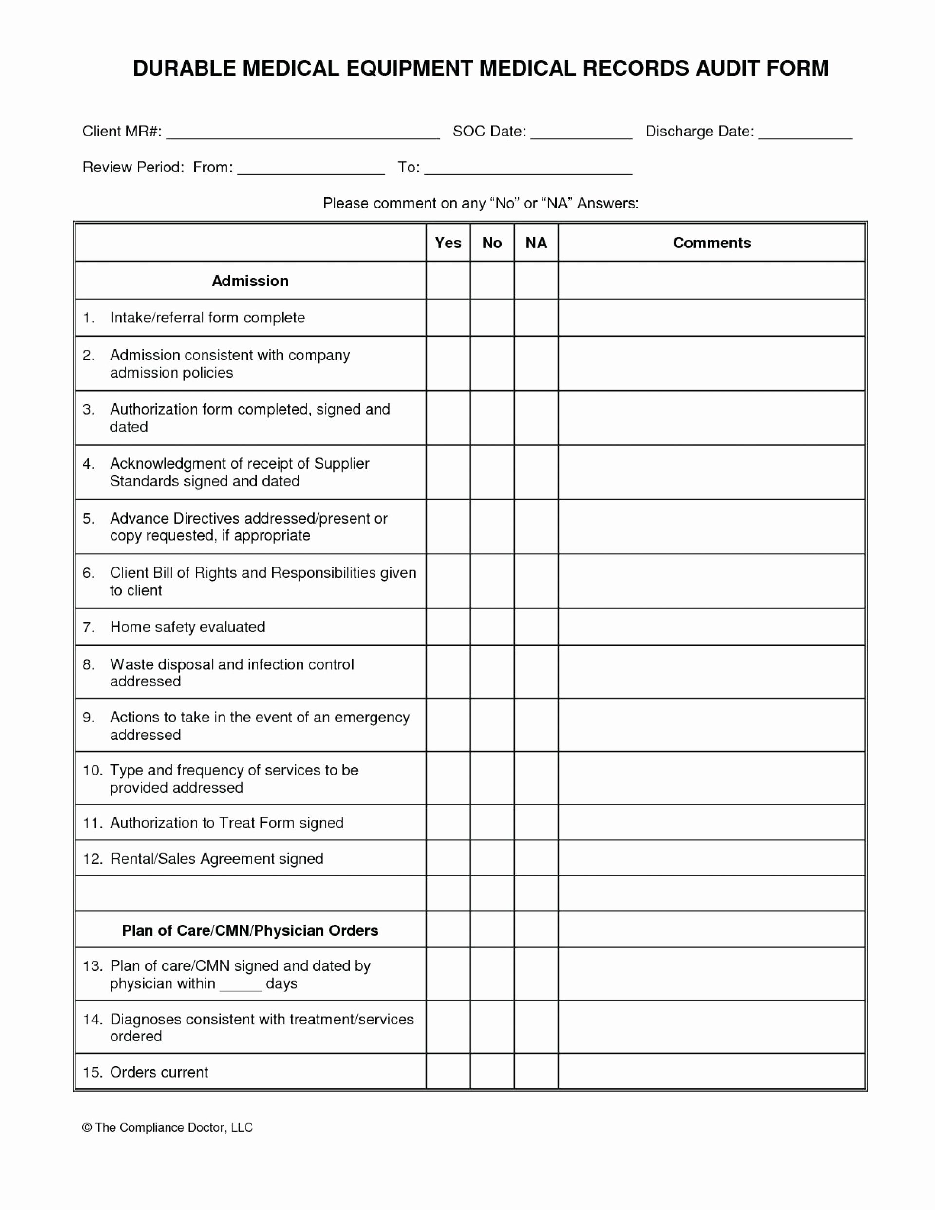 Supplier Audit Template Luxury 008 Supplier Audit Plan Template Desk form Checklist to