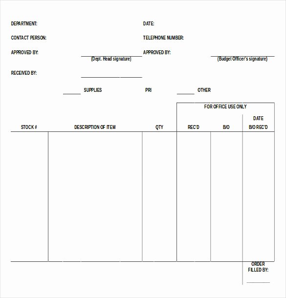 Supply order forms Elegant 41 Blank order form Templates Pdf Doc Excel