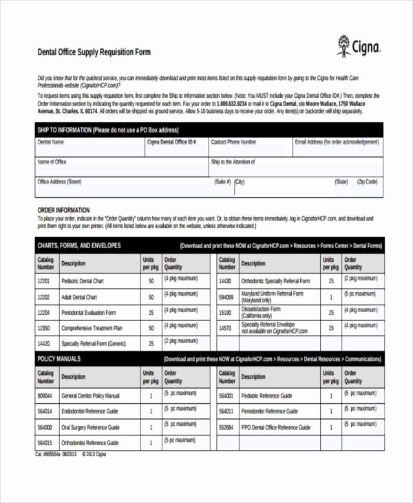 Supply order forms Elegant 85 Requisition form In Pdf