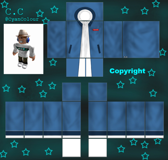 Supreme Template Roblox Fresh Supreme Jacket Shirt by Cyancolour On Deviantart