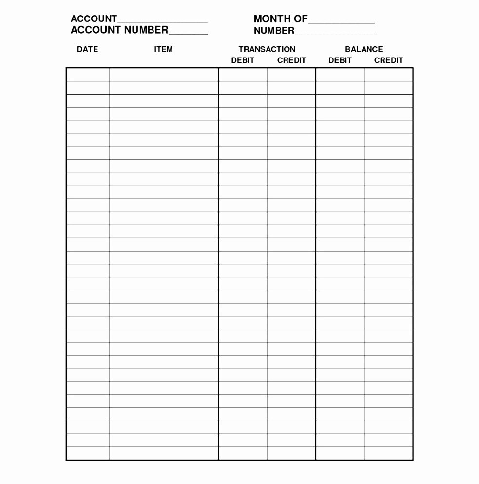 T Account Template Excel Awesome 12 T Accounts Template Word Uuooy