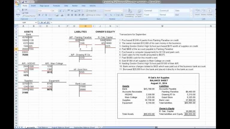 T Account Template Excel Awesome T Account Excel Template