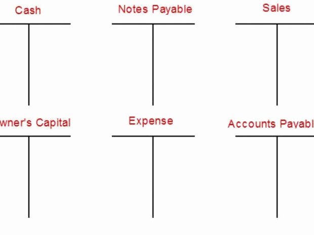 T Account Template Excel New T Account Template