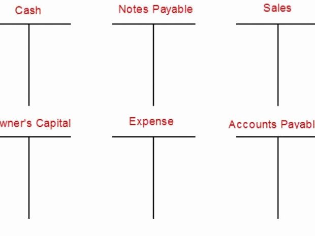 T Account Template Excel New T Account Template