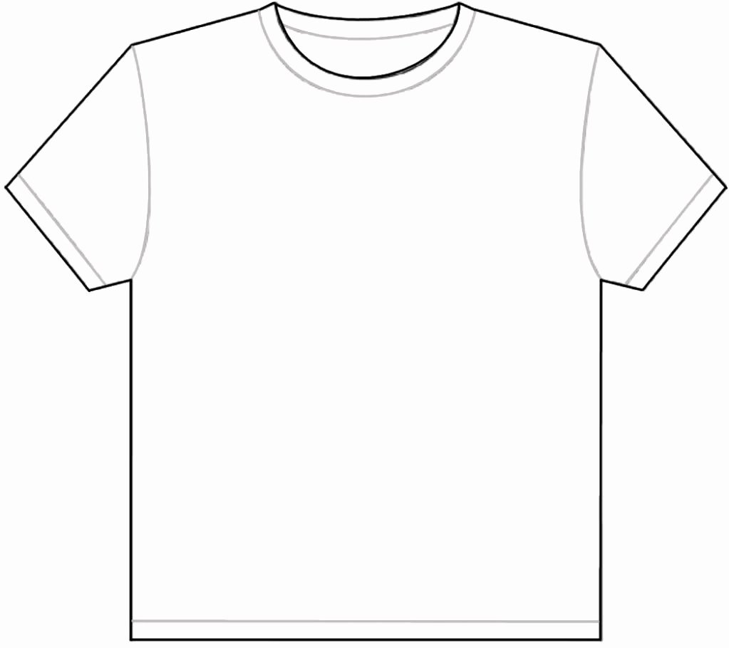T-shirt Drawing Awesome Blank T Shirt Coloring Page thekindproject
