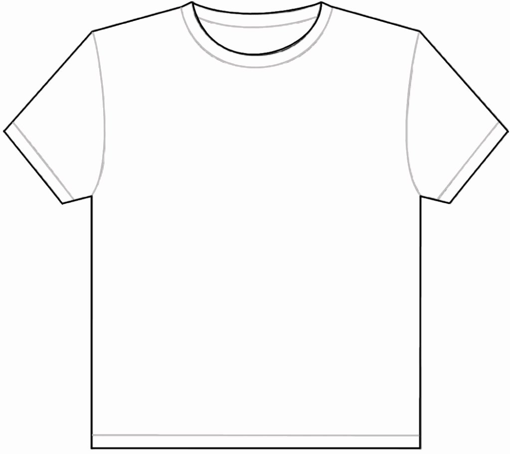 T-shirt Drawing Awesome Blank T Shirt Coloring Page thekindproject