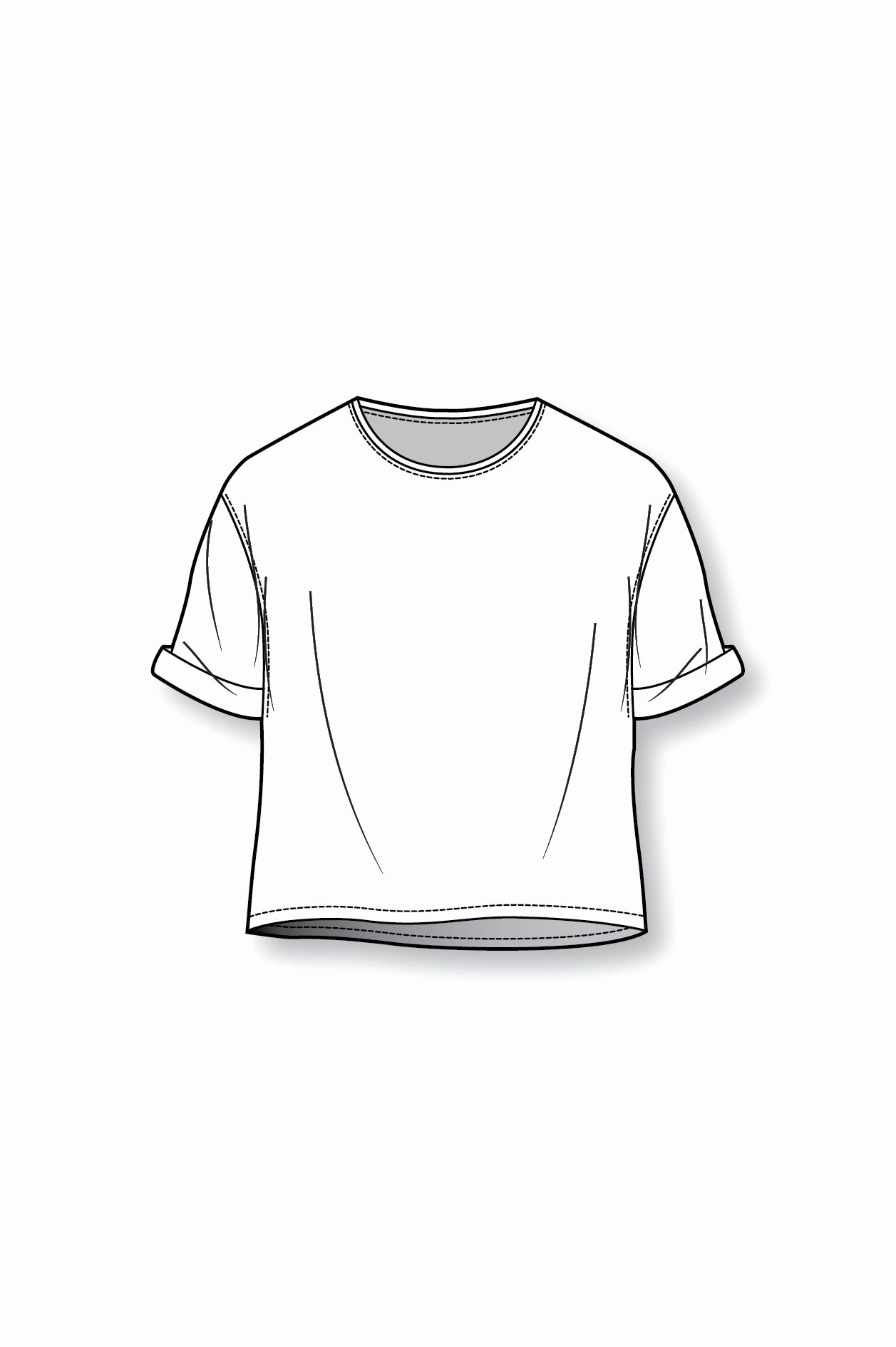 T-shirt Drawing Luxury Boxy T Shirt Patternmaking