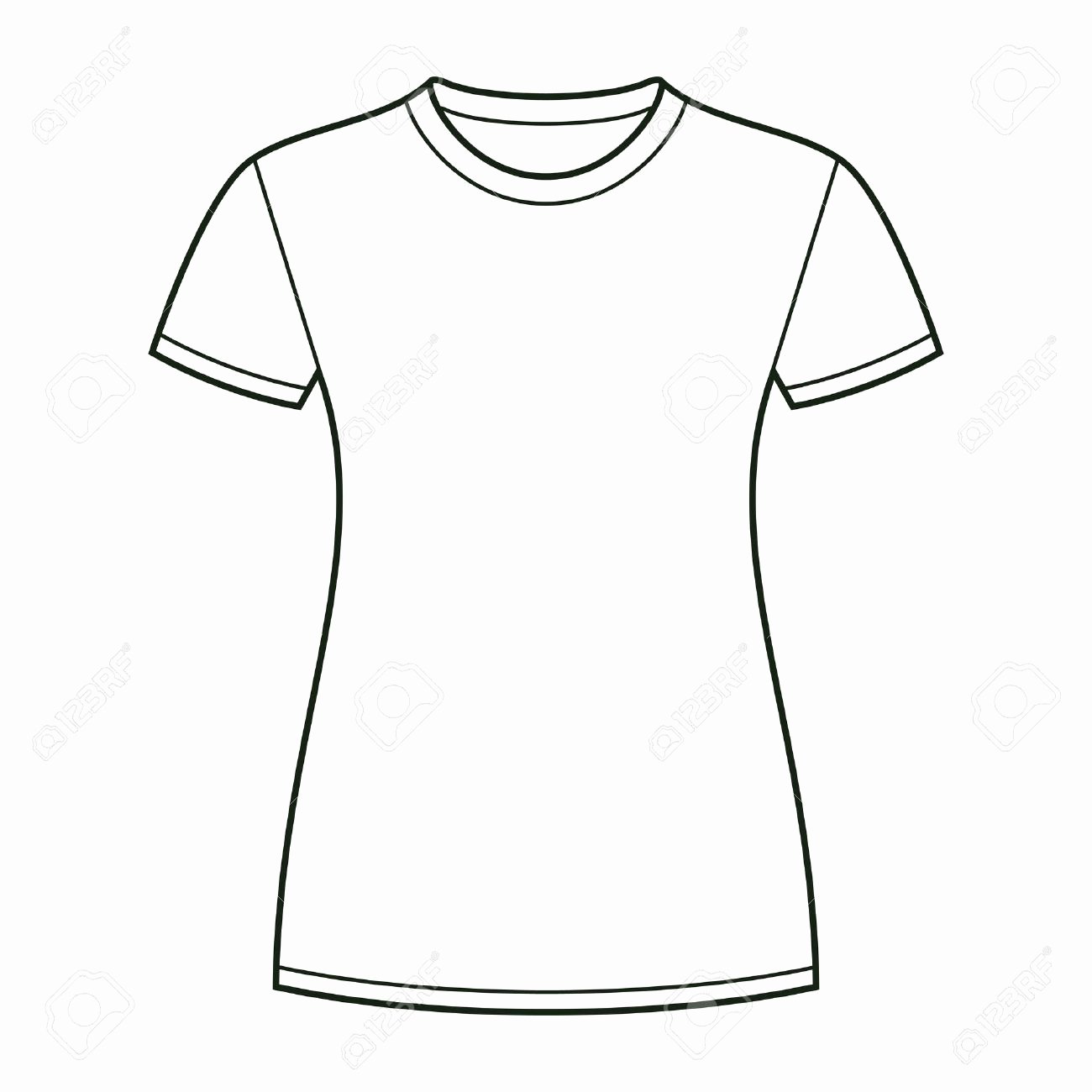 T-shirt Drawing Luxury Shirt Drawing Template at Getdrawings