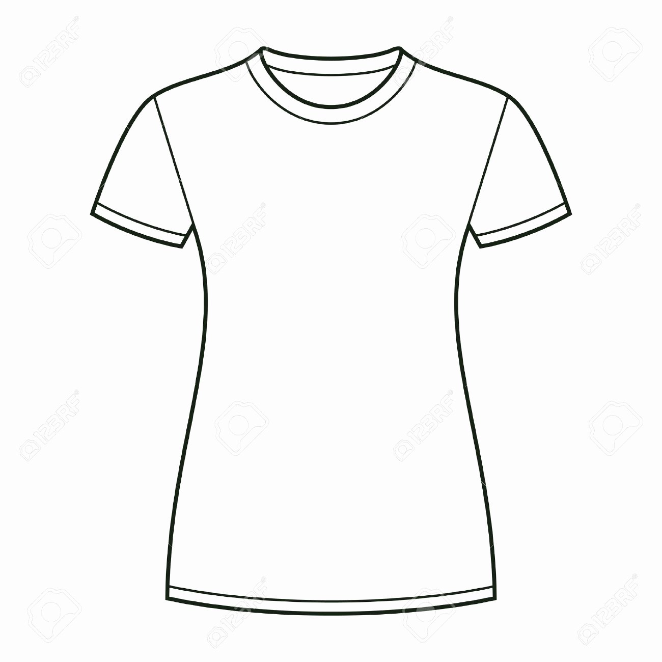 T-shirt Drawing Luxury Shirt Drawing Template at Getdrawings