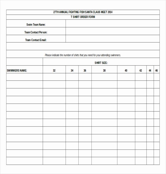 T Shirt Inventory Spreadsheet Template Beautiful 21 order form Templates – Free Sample Example format