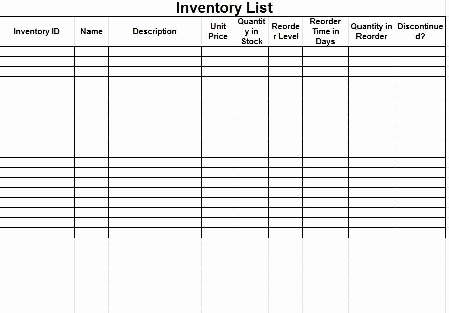 T Shirt Inventory Spreadsheet Template Luxury Inventory Tracking Spreadsheet Template