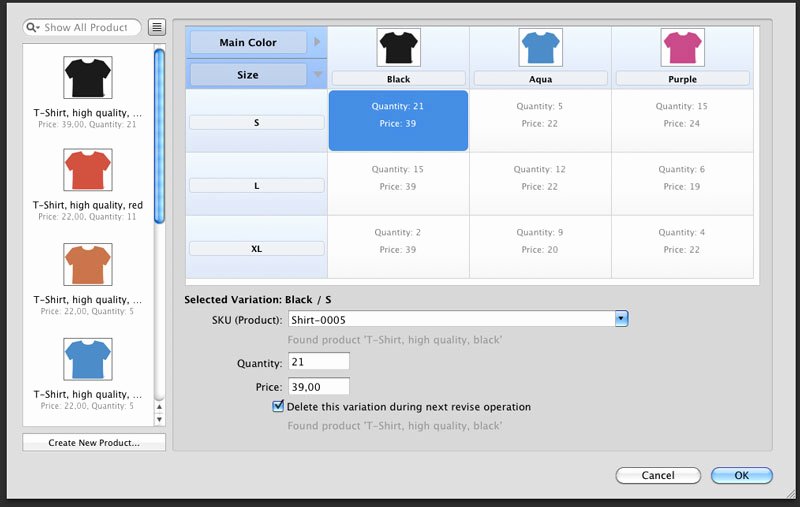 T Shirt Inventory Template Unique Garagesale the All In One Ebay tool for Mac Os X