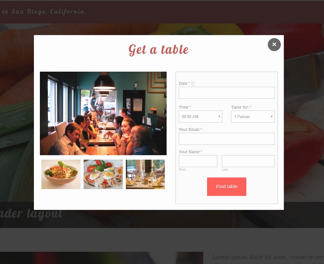 Table Reservation Template Elegant Cafe theme Modern Restaurante Template for Weebly Websites