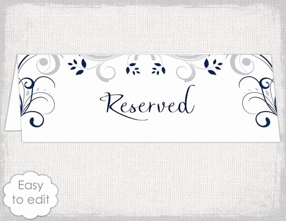 Table Reservation Template Elegant Reserved Table Sign Template Word