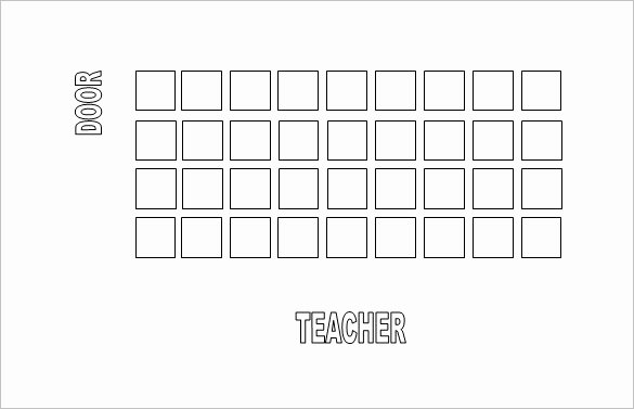 Table Seating Chart Template Microsoft Word Beautiful Classroom Seating Chart Template 10 Examples In Pdf