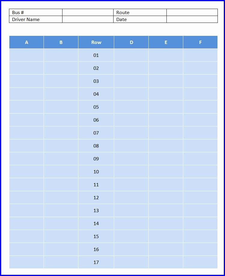 Table Seating Chart Template Microsoft Word Beautiful School Bus Seating Chart Template Ms Word Templates Ms