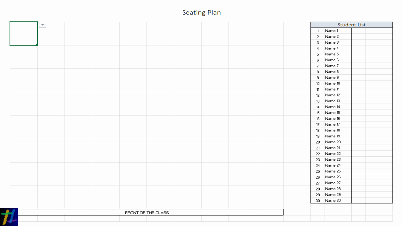 Table Seating Chart Template Microsoft Word New Excel at Seating Plans – Tekhnologic