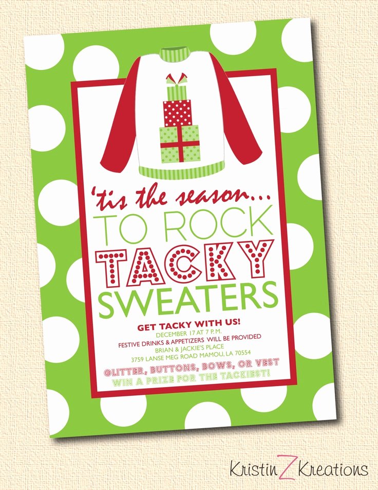 Tacky Christmas Sweater Party Invitation Wording Lovely 98 Best Images About Best Of the Worst Tacky Xmas On