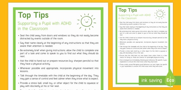 Teacher Brochure for Interview Template Inspirational 50 Inspirational Adhd Brochure for Teachers