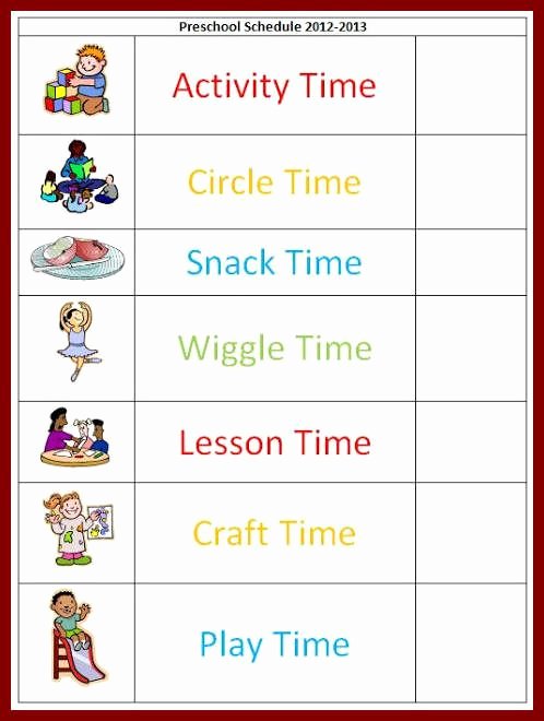 Teacher Daily Schedule Template Free Luxury Best 25 Daily Schedule Template Ideas On Pinterest